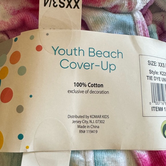 NWT Youth St Eve Beach Unicorn Cover Up - Picture 10 of 12